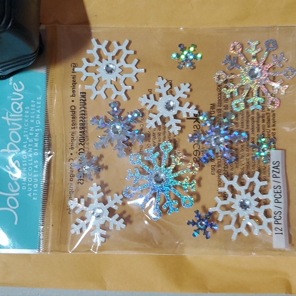 Bundle Ornaments Angel, Snowmen, Candy canes and motion stickers & Snowflakes - Picture 16 of 16